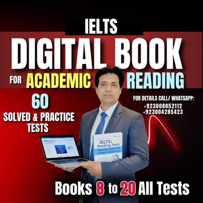Digital Book For Academic Reading (60 Solved & 60 Practice Tests)