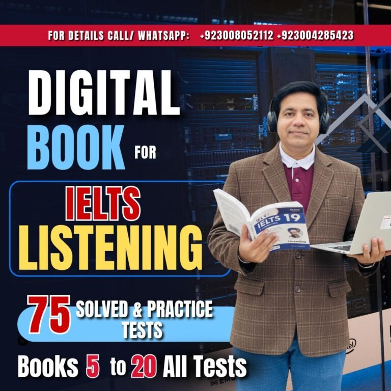 Digital Book For IELTS Listening (75 Solved & 75 Practice Tests)