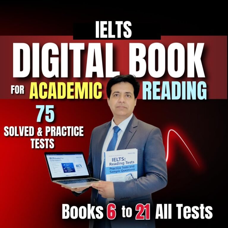 Digital Book For Academic Reading (75 Solved & 75 Practice Tests)