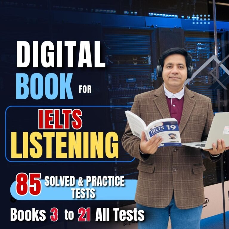 Digital Book For IELTS Listening (85 Solved & 85 Practice Tests)